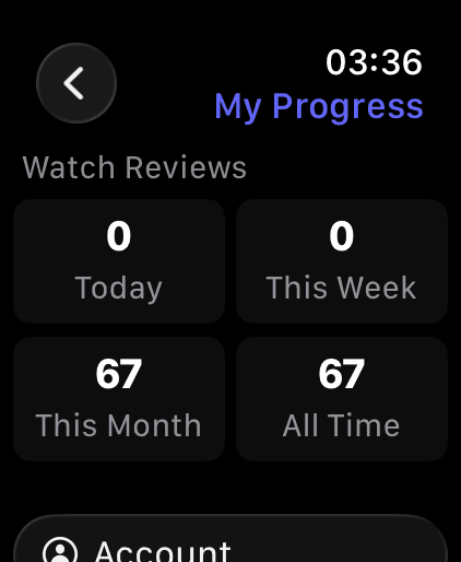 إحصائيات على Apple Watch