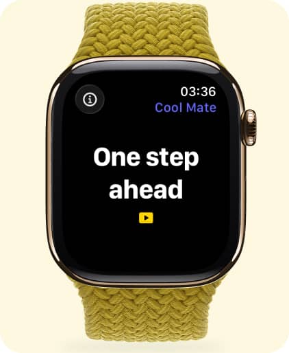 Cool Mate على Apple Watch